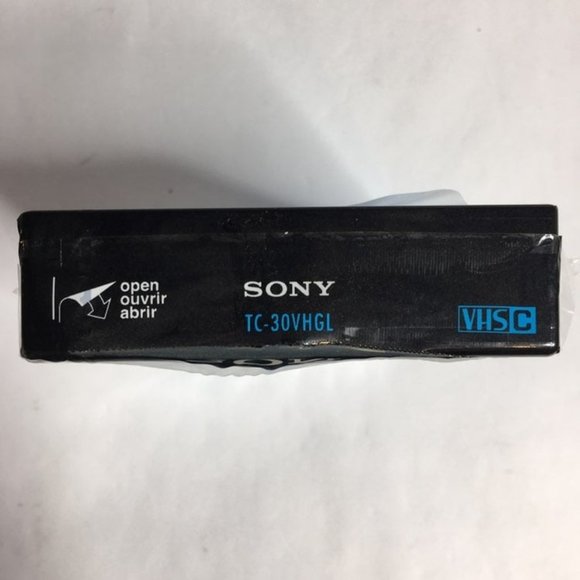 NEW Sealed 2 VHS-C Videocassette Tapes SONY 30 Min. - Picture 4 of 7